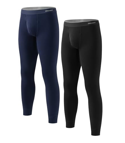 DAVID ARCHY Men’s Heavyweight Thermal Underwear for Extreme Cold, Perfect for Harsh Winter from -10°C to -5°C