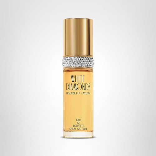 Elizabeth Taylor White Diamonds Women's Perfume, Long-Lasting Floral Fragrance, Eau de Toilette EDT Spray, Stocking Stuffer for Women, 0.5 fl oz
