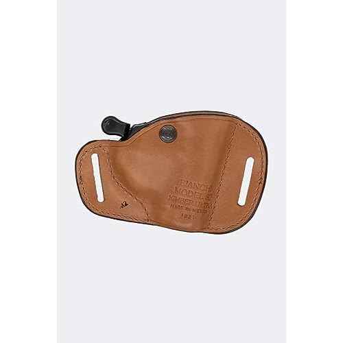 Bianchi Gun Leather 82 Carrylok Hip Holster - Size: 14C Kimber Ultra Carry II (Tan, Right Hand)