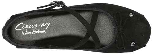 Circus NY by Sam Edelman Women's Zuri Ballet Flat Black Suede 7 Medium