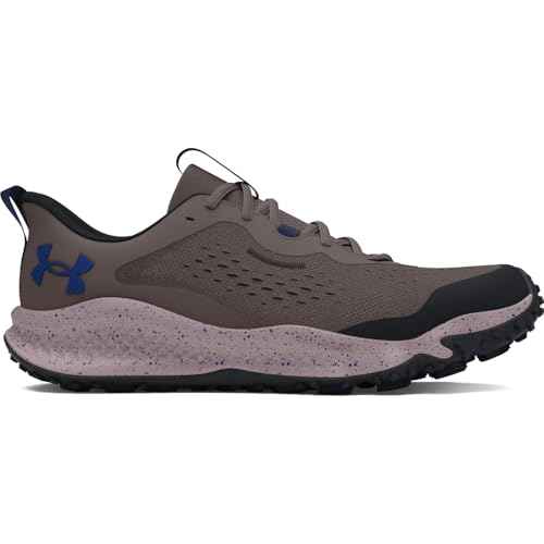 Under Armour Men's Charged Maven Trail, (204) Fresh Clay/Tetra Gray/Tech Blue, 14, US