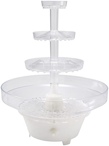 DecoPac 3-Tier Wedding Fountain Wedding Cake Decoration, Beautiful Water Fountain With Light Base, Easy To Set Up, Multicolor