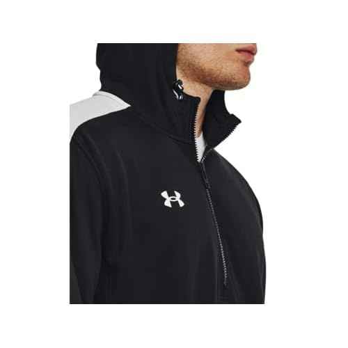 Under Armour Mens Storm Armour Fleece Hoodie - Water Repellent LG Black-white