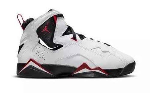 Jordan Toddler's True Flight White/Black-Varsity Red (343797 100) - 7