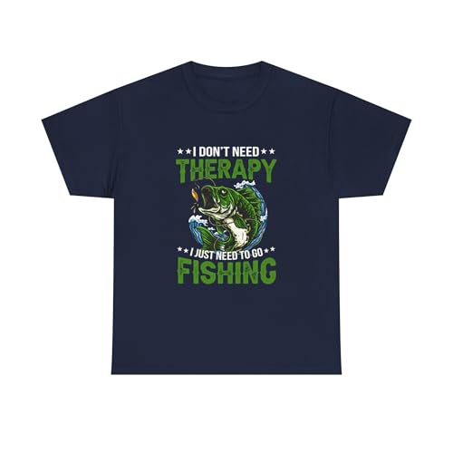 Fishing Therapy Tee - Unisex Heavy Cotton Shirt, Fisherman Gift, Outdoor Adventure Top, Fishing Lover Apparel, Funny [...]