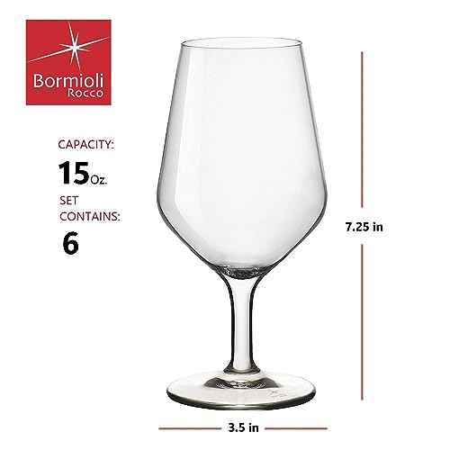Bormioli Rocco Electra Multipurpose Glasses, Set of 6