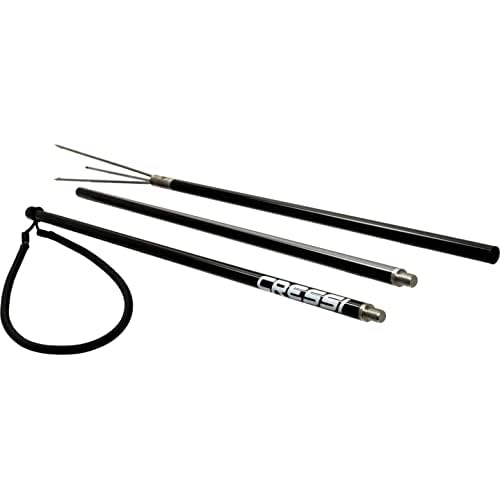 Cressi Aluminium Pole Spear, Black, 3 pcs, 6.5 ft