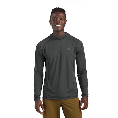 Outdoor Research Men’s Echo Hoodie - Lightweight UPF 15 Sun Shirt, Moisture-Wicking, Odor Control, Breathable