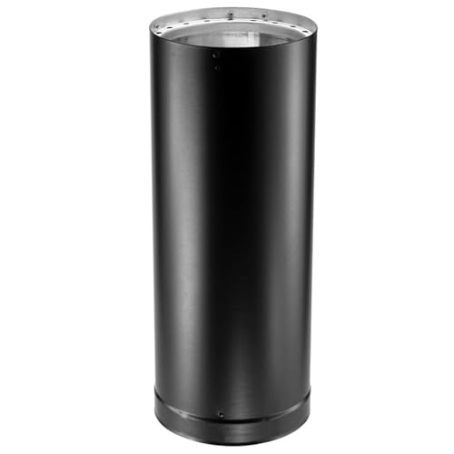 DuraVent DVL 6DVL-24 Easy to Install 6 Inch Galvanized and Stainless Steel Double Wall Wood Burning Stove Pipe to Vent Smo...