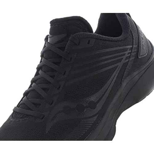Saucony Kinvara 12 Womens Shoes Size 6.5, Color: Triple Black