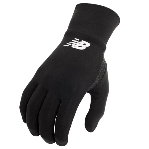 New Balance Lightweight Touchscreen Warm Running Gloves, Anti Slip Men's and Women's Cool Weather Gloves