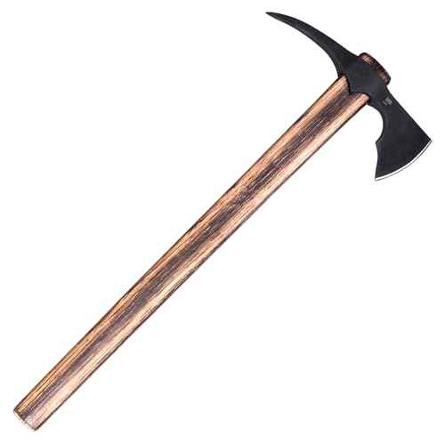 CRKT ODR Axe: Outdoor Survival T-Hawk, 1055 Carbon Steel Axe Head with Spike, Tennessee Hickory Handle 2753