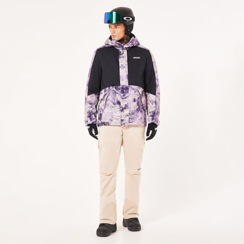 Oakley Men's Range Recycled Jacket 2.0, Oxidation Print Lilac, XX-Large