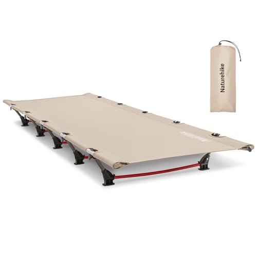 Naturehike Ultralight Camping Cot, Easy to Assemble Folding Tent Cot, Compact & Protable Camping Bed for Camping, Mountain...