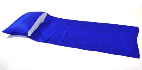 Marycrafts 100% Pure Mulberry Silk Single Sleeping Bag Liner Travel Sheet 83"x33"