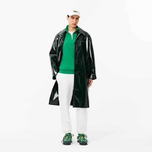 Lacoste Men's Crocodile Badge Twill Cap, White, One Size