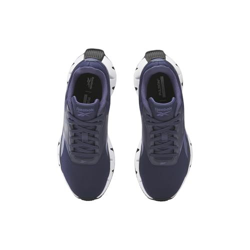 Reebok Women's Zig Dynamica STR Sneaker, Navy/Twilight Purple/Core Black, 9.5