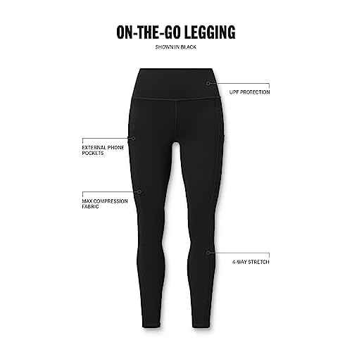 Fabletics Women's On-The-Go PowerHold High-Waisted Legging, Workout, Yoga, Maximum Compression, Flattering