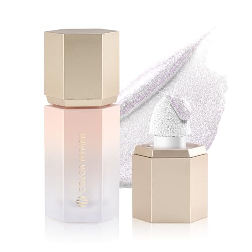Color Nymph Glitter Liquid Highlighter Stick, Gel Cream Highlighter For Face Eye Body Chameleon Shimmer Glow Makeup Highli...