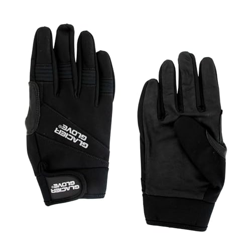 Glacier Glove Unisex Guide Water-Resistant Lightweight Breathable Flexible Adjustable Durable Genuine Leather Palm Hunting...
