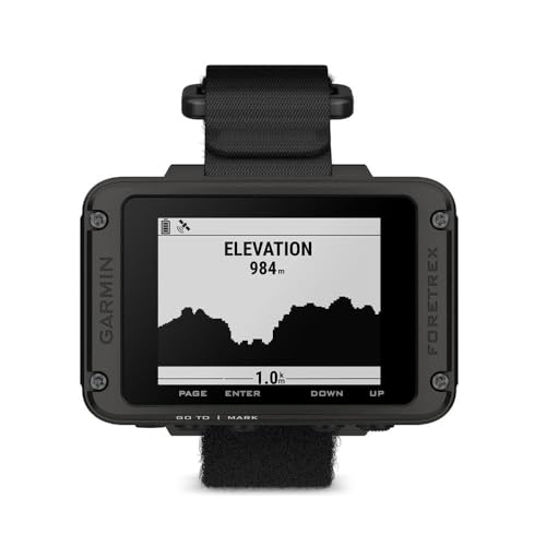 Garmin Foretrex 801, Wrist-Mounted GPS Navigation with Strap, Upgraded Multi-Band GNSS, Longer Battery Life