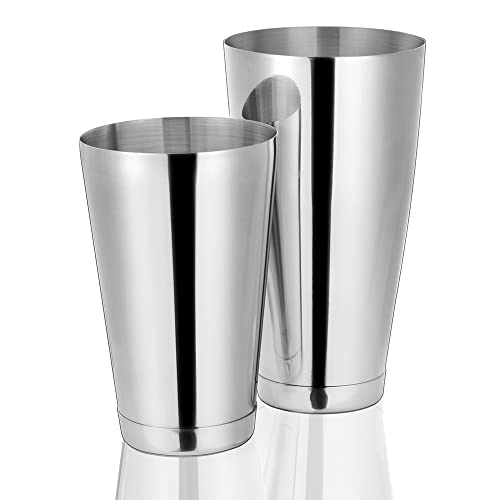 Etens Cocktail Shaker Tins Set Stainless Steel, Pro Bar Style Boston Shakers Bartending, Two Piece Martini Shaker Cup Drin...