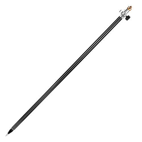 AdirPro 8.5-Foot Carbon Fiber Prism Pole with Adjustable Tip & AdirPro Surveying Tripod for Prism Bundle