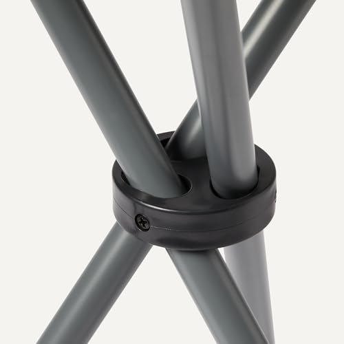 Amazon Basics Camping Stool, Collapsible, Black