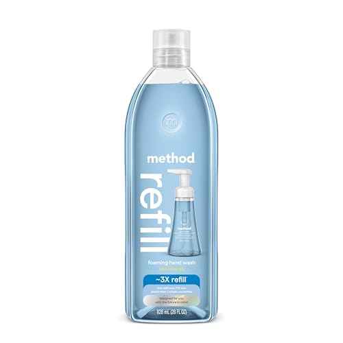 Method Foaming Hand Soap Refill, Sea Minerals, Recyclable Bottle, Biodegradable Formula, 28 oz, (Pack of 1) (Packaging May Vary)