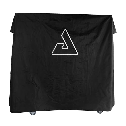 JOOLA Waterproof Ping Pong Table Cover ? Heavy-Duty, Outdoor Protection - Table Tennis Cover for Garage, Basement, Indoors or Outside - Fits Large & Small Folding Ping Pong Tables in Upright Position