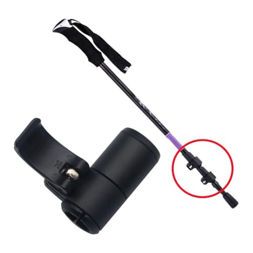 SquEqu 2 Pack Hiking Pole External Lock Parts Trekking Poles Replacement Quick Release External Flip Locks for Outdoor Cli...