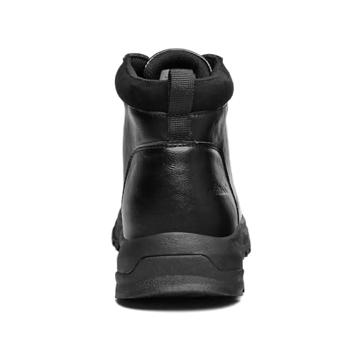 THEXCL Non Slip Work Shoes for Men Slip Resistant Leather Boots Waterproof, Slip Proof, Comfortable Outdoor Walking Shoes ...