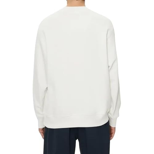 Armani Exchange Men's Logo Textured Cotton Fleece Sweatshirt