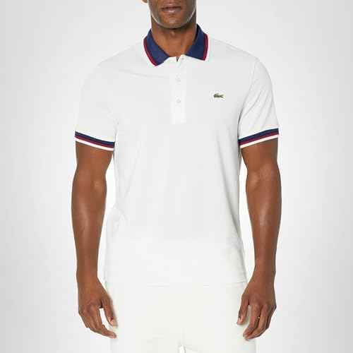 Lacoste Men's Regular Fit Stretch Mini Piqué Polo Shirt