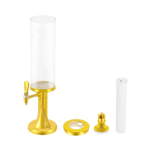 SNKOURIN Beer Tower, 3L/100oz Beverage Dispenser with Ice Tube and LED Light,Margarita Mimosa Drink Beverage Dispenser for...