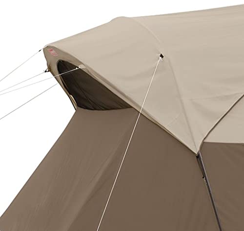 Coleman WeatherMaster 10-Person Camping Tent with Rainfly & Room Divider, Spacious Weatherproof Family Tent with Carry Bag