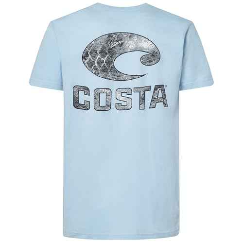 Costa Del Mar Unisex Adult Mossy Oak Coastal Short Sleeve Crewneck