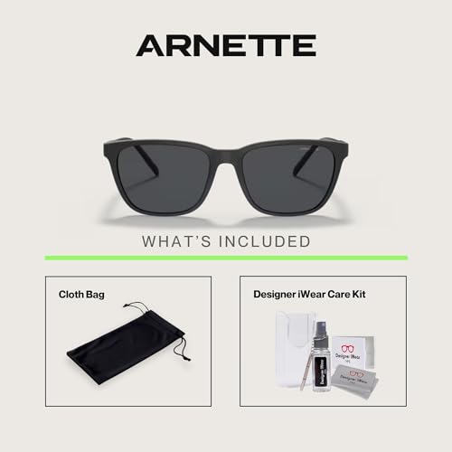 ARNETTE Cortex AN4291 Square Sunglasses for Men for Women +BUNDLE with ACCESSORY EYEWEAR KIT