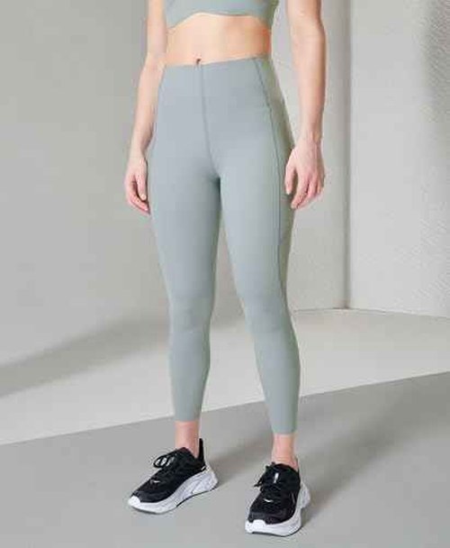 Sweaty Betty Women's Pwr Aerial Ultra Sculpt 7/8 Legging Leggings, Vapour Blue, Large