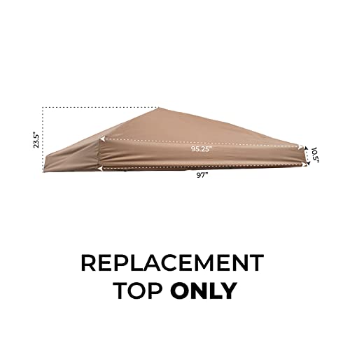 IMPACT CANOPY Pop up Canopy Replacement TOP ONLY, Khaki