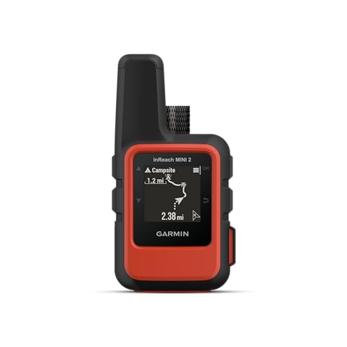 Garmin inReach Mini 2 Compact Satellite Communicator, Lightweight Rugged Design, Portable GPS Handheld for Hiking, Two-Way...
