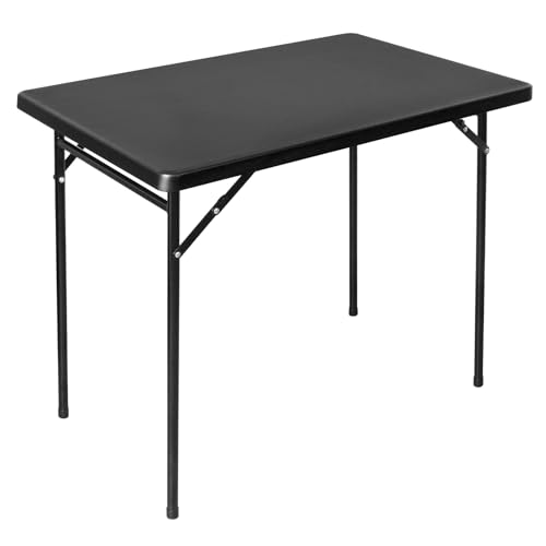 FROASISPRO Folding Table 3ft Rectangular All-Occasion Plastic Folding Event Table for Indoor and Outdoor, Portable Desk, C...