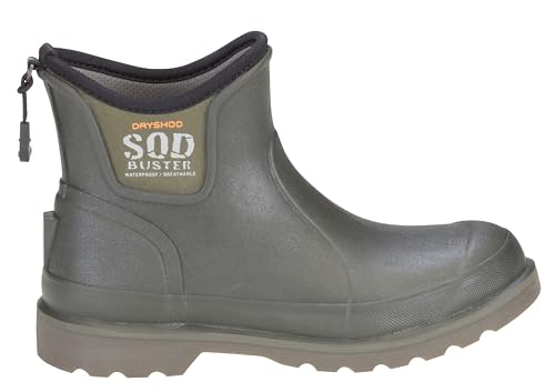 Dryshod Men's Sod Buster Garden Ankle Work Boots | Waterproof |Moisture Wicking
