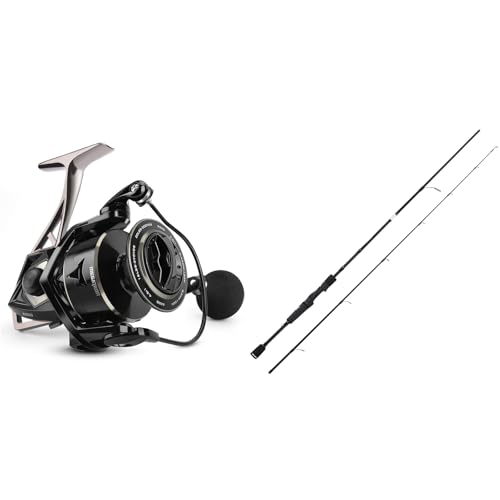 KastKing Megatron Spinning Reel, Size 6000 & KastKing Crixus Fishing Rods, Spinning Rod 6ft 6in-Medium - Fast-2pcs