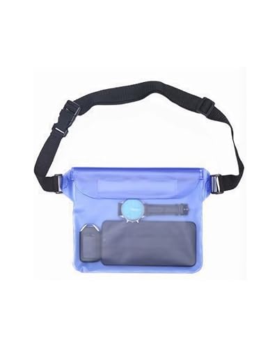 Waterproof Waist Pouch, Screen Touch Sensitive Waterproof Dry Bag with Adjustable Waist Strap, Keep Your Phone Dry for Swi...