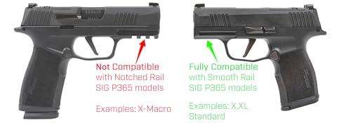 Streamlight 69401 TLR-7 X sub 500-Lumen Tactical Weapon Light Designed Exclusively and Solely for Sig Sauer P365 & P365XL ...