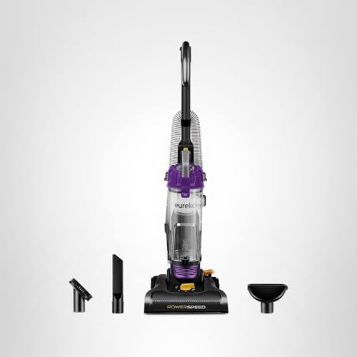 Eureka NEU182B PowerSpeed Bagless Upright Vacuum Cleaner, Purple