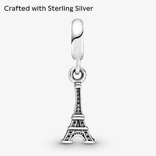 PANDORA Jewelry Eiffel Tower Sterling Silver Charm, No Box
