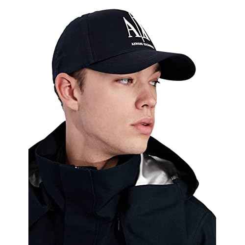 Armani Exchange Mens Icon Logo Baseball Hat