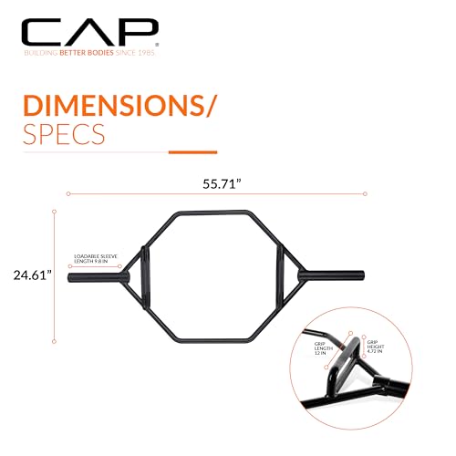 CAP Barbell Olympic Trap Bar | Multiple Grip Options